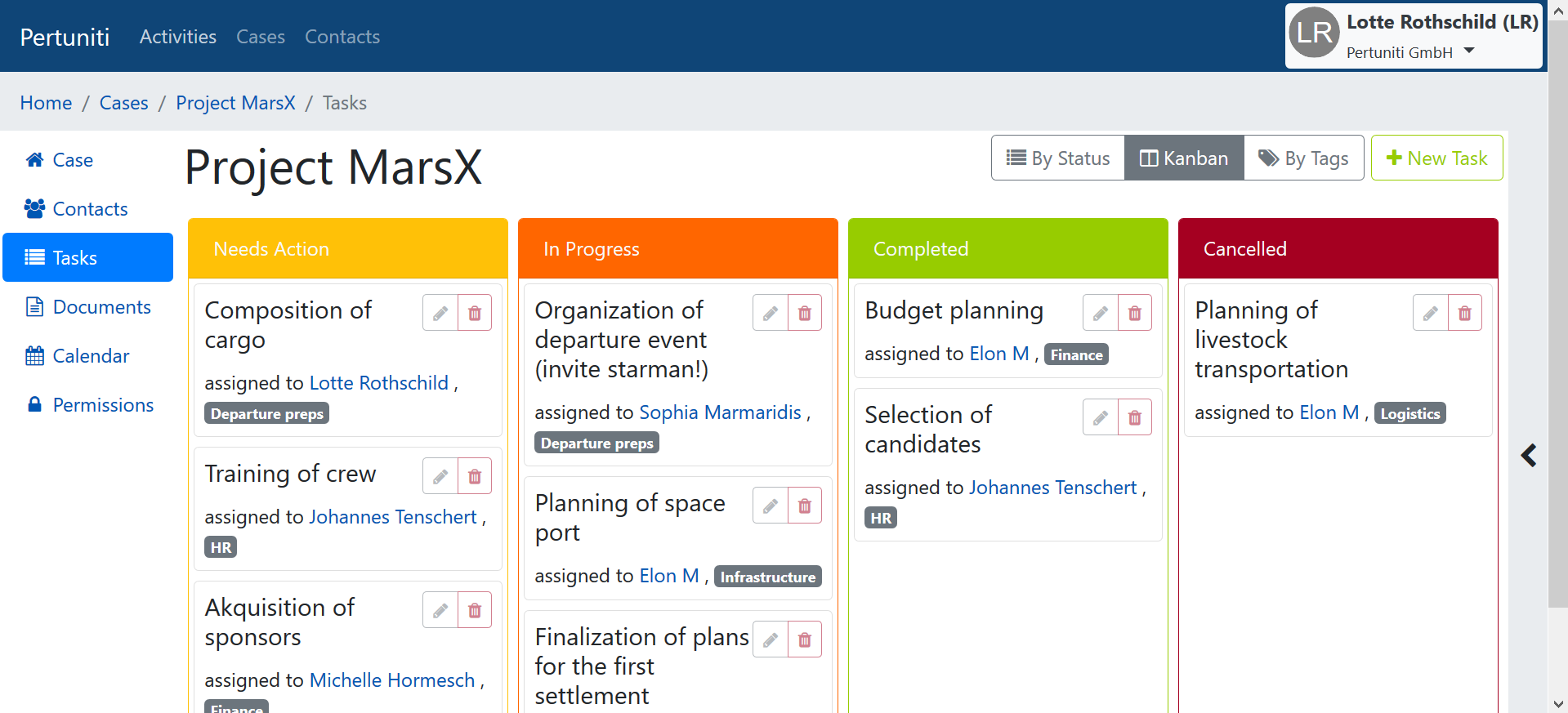 Keep track with your Kanban-board, check the status of your open tasks and prepare for the big day. Please follow the prime directive!